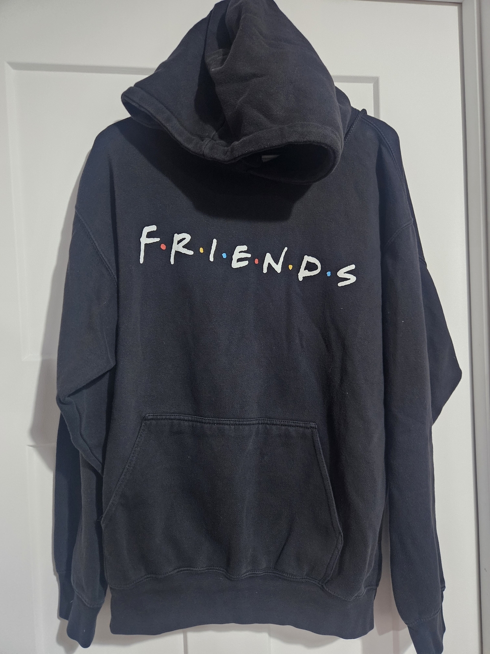 Friends Black Graphic Logo Tee